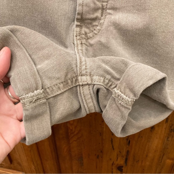 Taupe High Rise Shorts - Picture 2 of 8